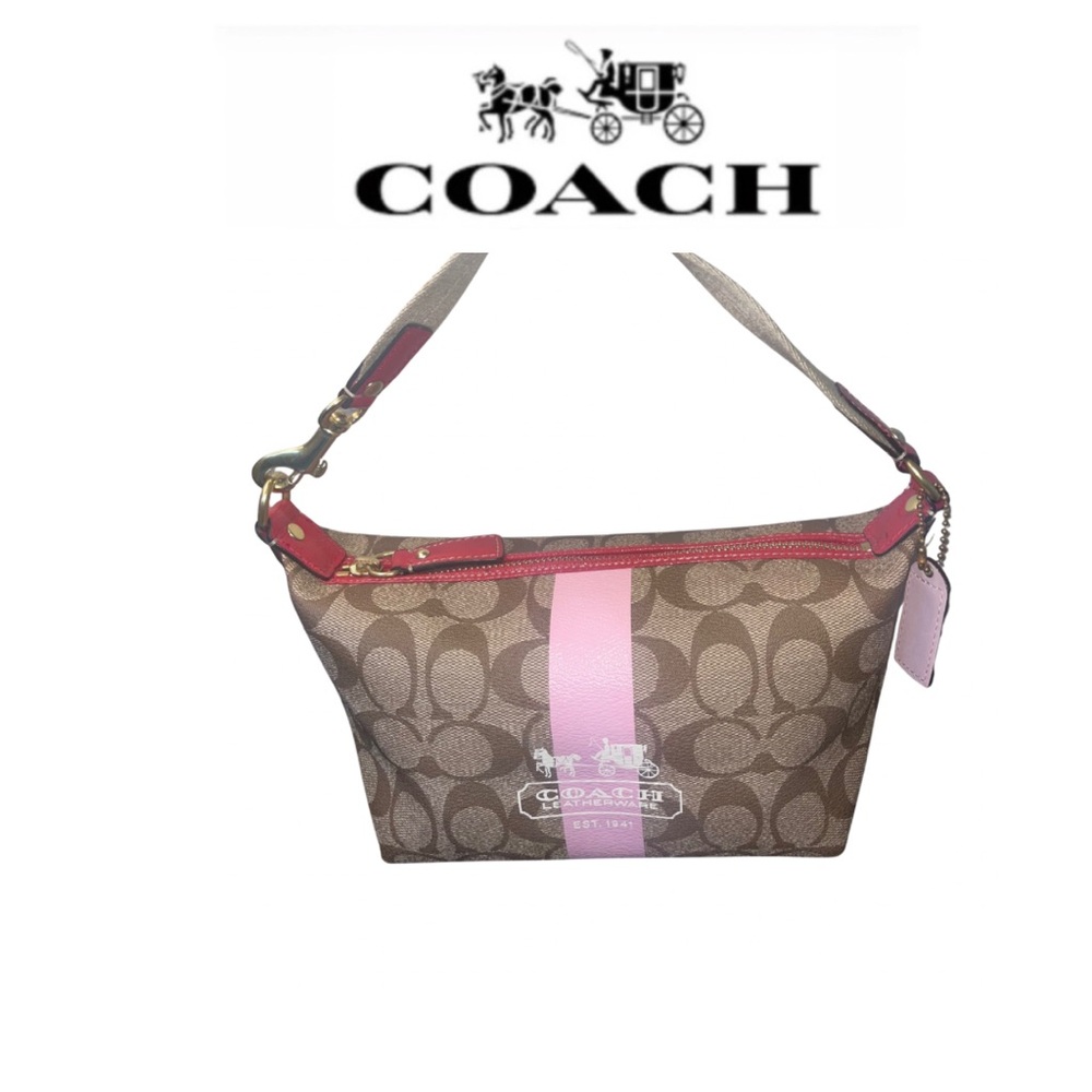 Coach Heritage Stripe Mini Hand bag